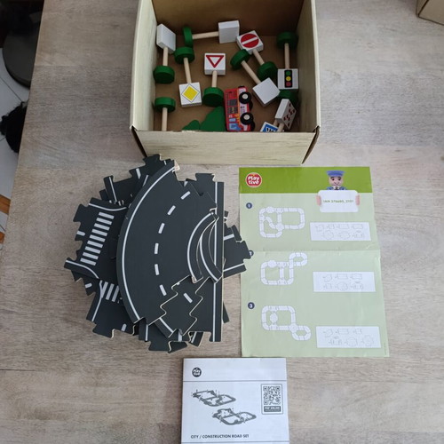 Playtive City Road Set wooden toy