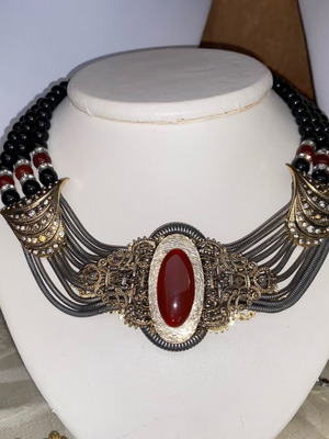 Antique necklace like new, heavy aesthetic