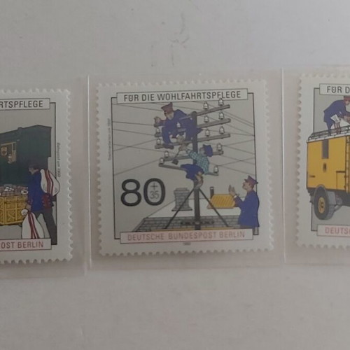 Germany Berlin 1990 Charity Stamps set, unmounted