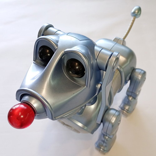 Retro Robot Dog TOMY Dog.Com used, 2000 interactive toy