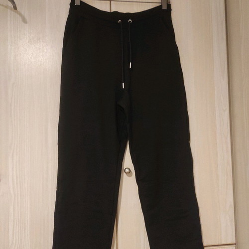Black pants with elastic waist used, size XL