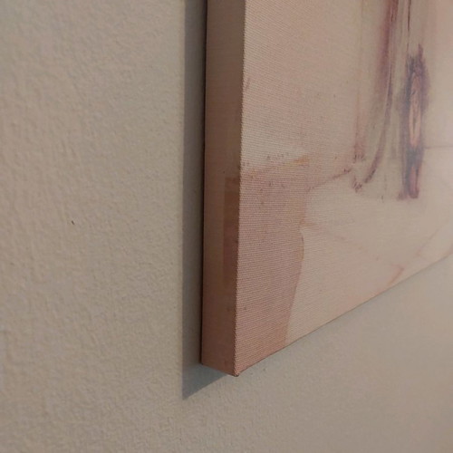 Paintings on canvas used by a known artist