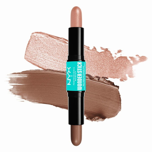 Nyx Wonder Stick Double Contour and Highlighter like new, shade 03 Light Medium