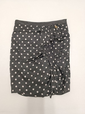 Liu Jo mini skirt black polka dot, size S, like new