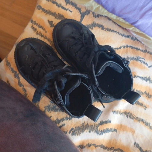Lumberjack black boots for girl size 27 used