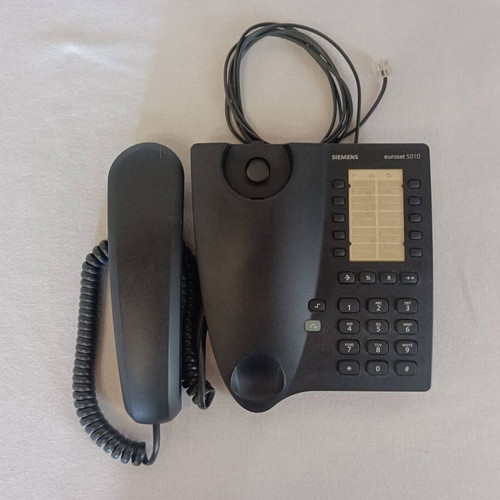 Siemens Euroset 5010 Wired Landline Phone like new, black