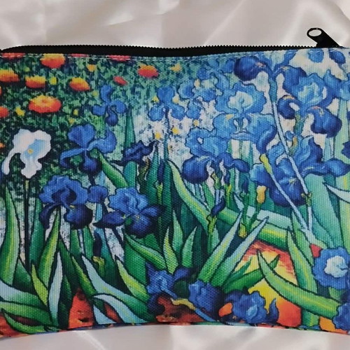 Van Gogh "Irises" Cosmetic Bag new multicolor