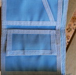 Snoopy wallet like new, blue