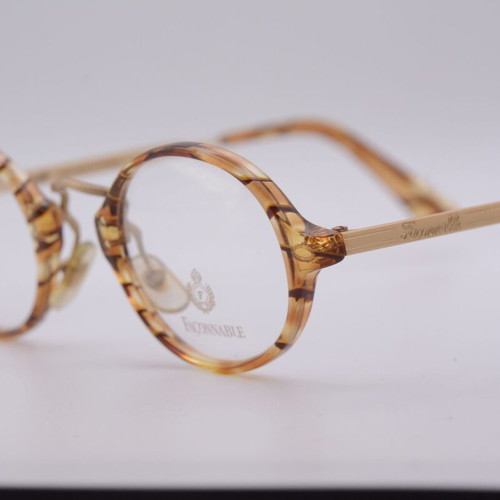 Faconnable KRETEL oval tortoise shell eyeglasses