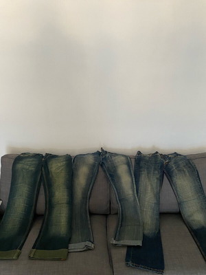 3 jeans used (Bvlgari, Diesel, Energie) offer pack, Small