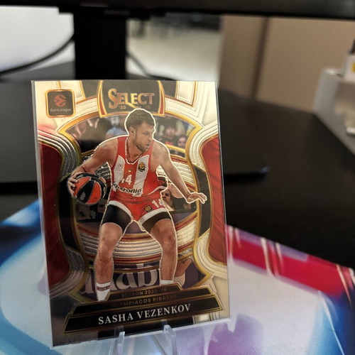 2025/26 Panini Select EuroLeague Sasha Vezenkov Concourse Silver Prizm card near mint