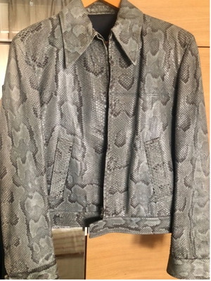 Collectible Genuine Leather Jacket Milan like new, unisex, size M