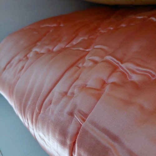 Vintage satin quilt handmade from pure cotton new 160x205cm