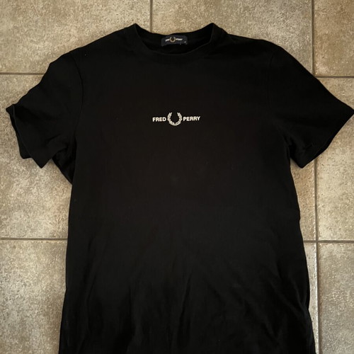 Fred Perry T-shirt Medium Black new