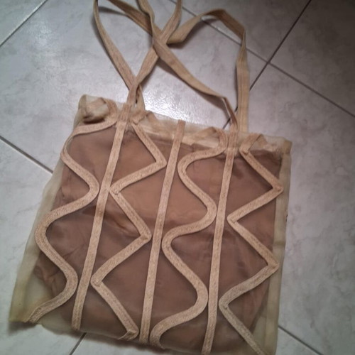 Beige shoulder bag like new