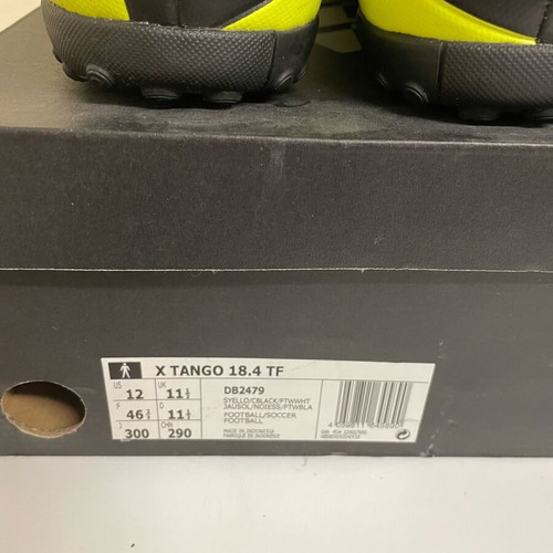 Adidas X Tango 18.4 TF shoes for 5x5 like new, yellow
