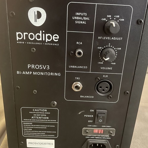 Prodipe PRO 5 V3 studio monitors pair 5.25” 75W