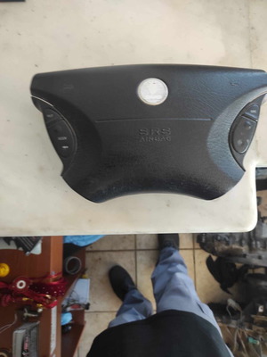 Driver airbag for Saab 9-5 '01-'05 used with two connectors