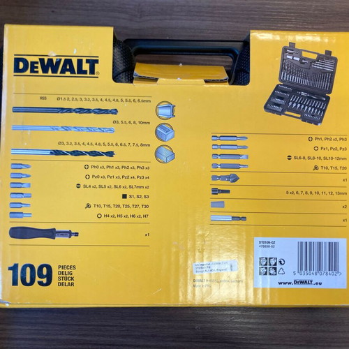 Dewalt bit and drill set new