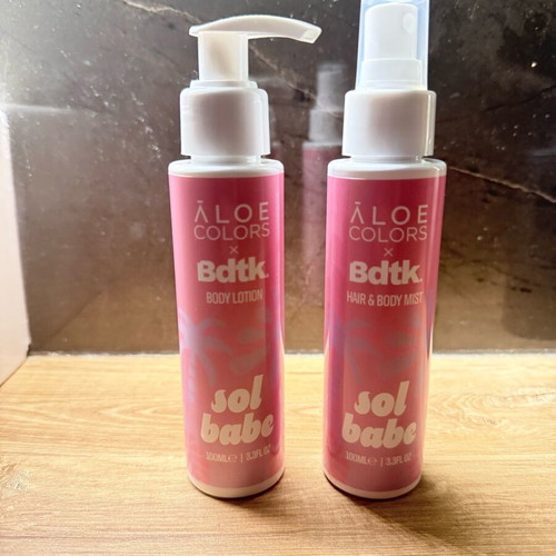Aloe colors body lotion and body spray new set