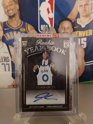 Jaylen Clark Rookie Year Book υπογεγραμμένη κάρτα σαν καινούργιο, Panini