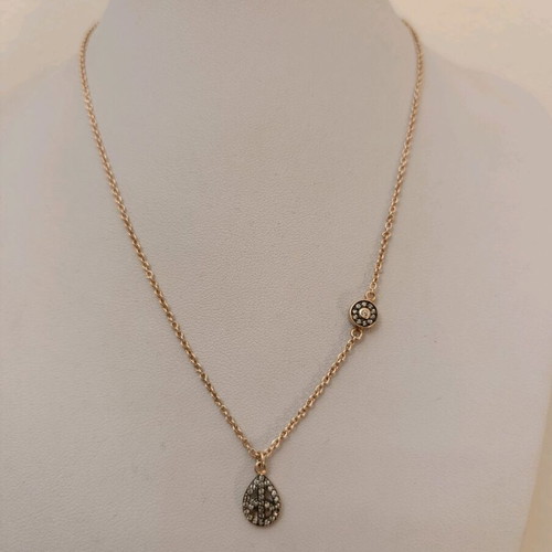 Jools silver necklace gold plated 39.5 cm like new