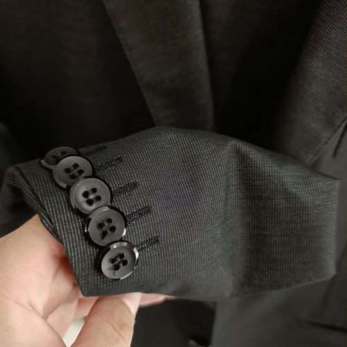 Damiani black suit like new, jacket size 52, trousers 46