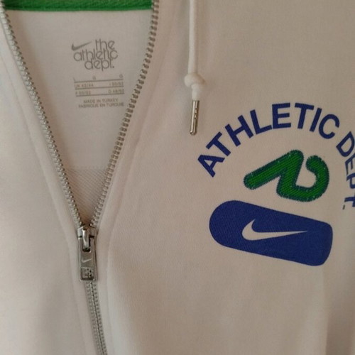 Nike jacket white, lightly used, size L