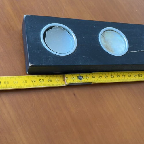 Vintage wooden holder for 7 tealights used