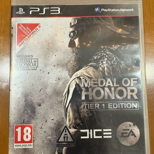Medal of honor tier 1 edition μεταχειρισμένο για PlayStation 3 με βιβλιαράκι