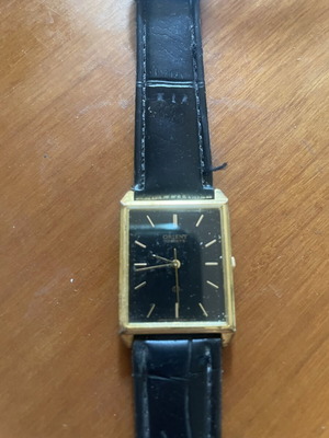 Orient Quartz wristwatch model C75819-40BJ, 1980s