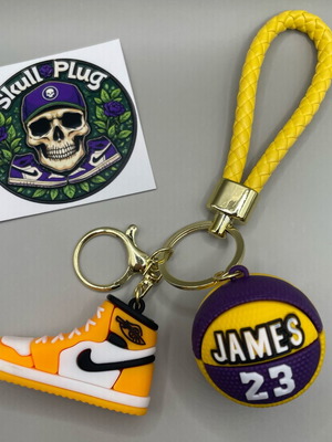 Jordan keychain brand new, multicolor