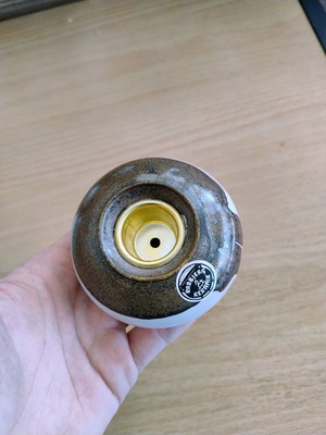 Ceramic candlestick for 2 cm candle