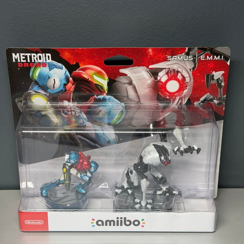 Nintendo Amiibo Samus & E.M.M.I. 2-Pack new