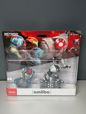 Nintendo Amiibo Samus & E.M.M.I. 2-Pack new