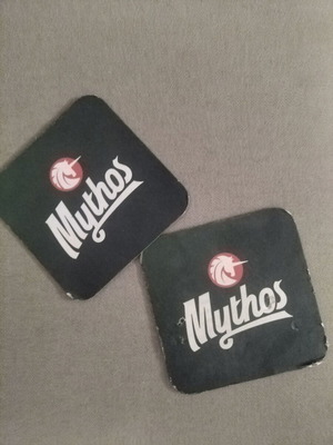 Collectible coasters used, pack of 2
