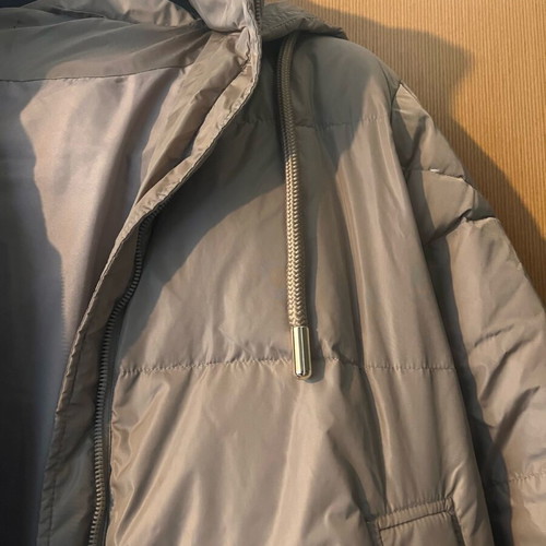 Zara jacket size S like new, beige with hood and zipper