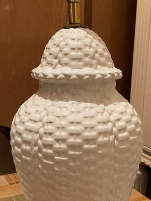 Ceramic lamp bases from Portugal new, set of 2