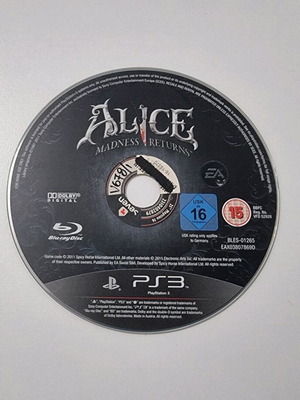 Alice Madness Returns PS3 μεταχειρισμένο σε πολύ καλή κατάσταση χωρίς κουτί