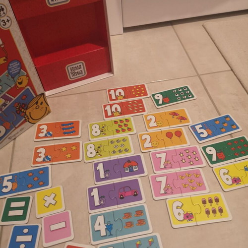 Mr Men Arithmetic Educational Puzzle 1-10 like new