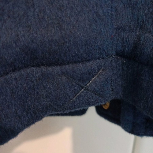 Pepe Jeans coat like new, blue, size Large, 100% wool