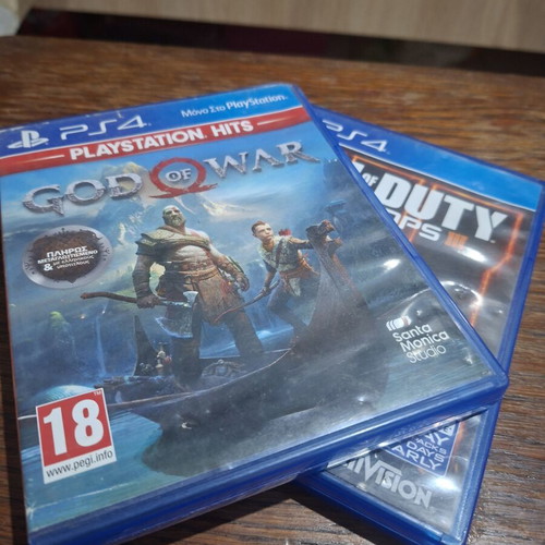 God of War and Call of Duty Black Ops 3 PS4 games