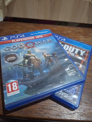 God of War and Call of Duty Black Ops 3 PS4 games