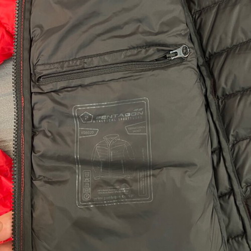 Pentagon Geraki 550 Down Large Red Down Jacket like new