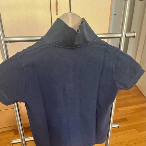 Benetton Polo shirt kids used, blue short sleeve size 4-5 years 110 cm