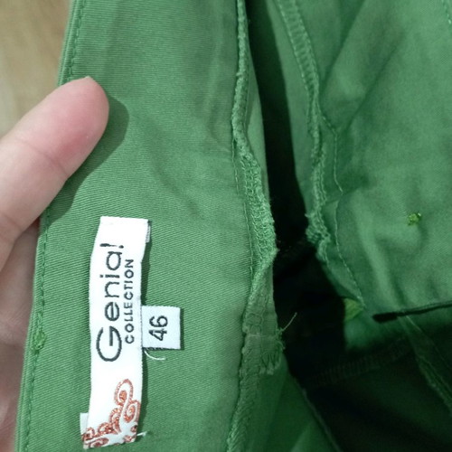 Pants used, cotton and elastic fabric