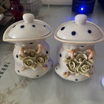 Decorative ceramic set used