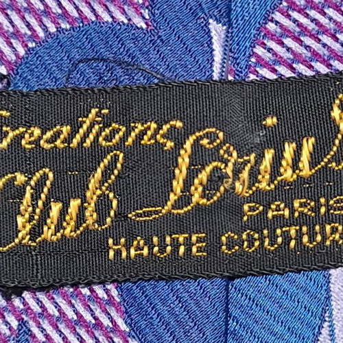 Club Lorius men's tie like new, 100% synthetic