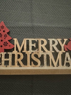 Christmas decoration wooden new
