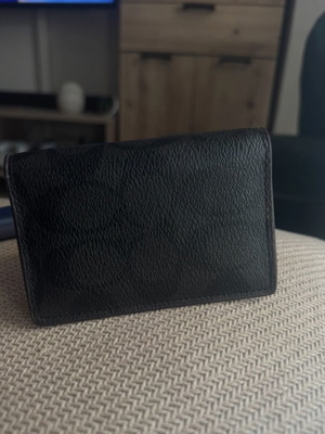 Coach leather wallet, black